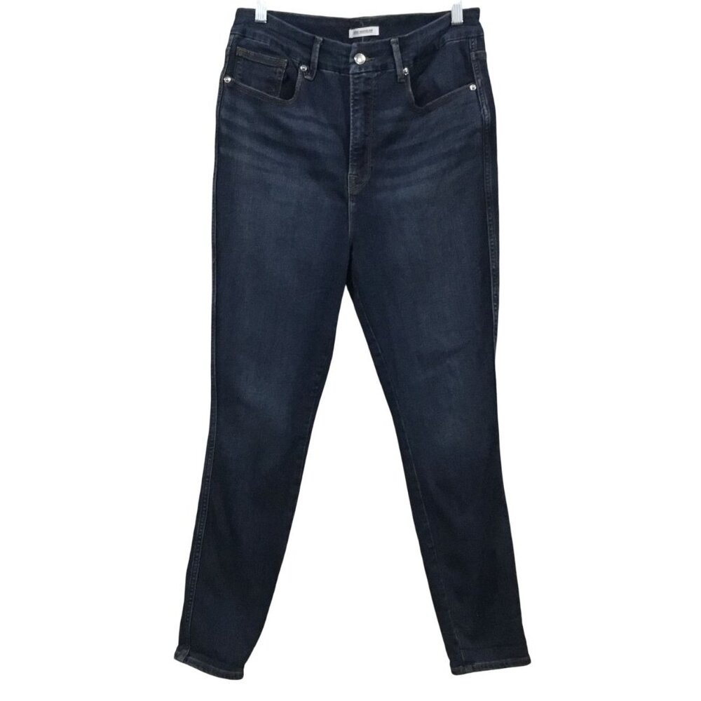 Good American Good Curve Straight Lifting Contouring High Waist Classic Jeans 14